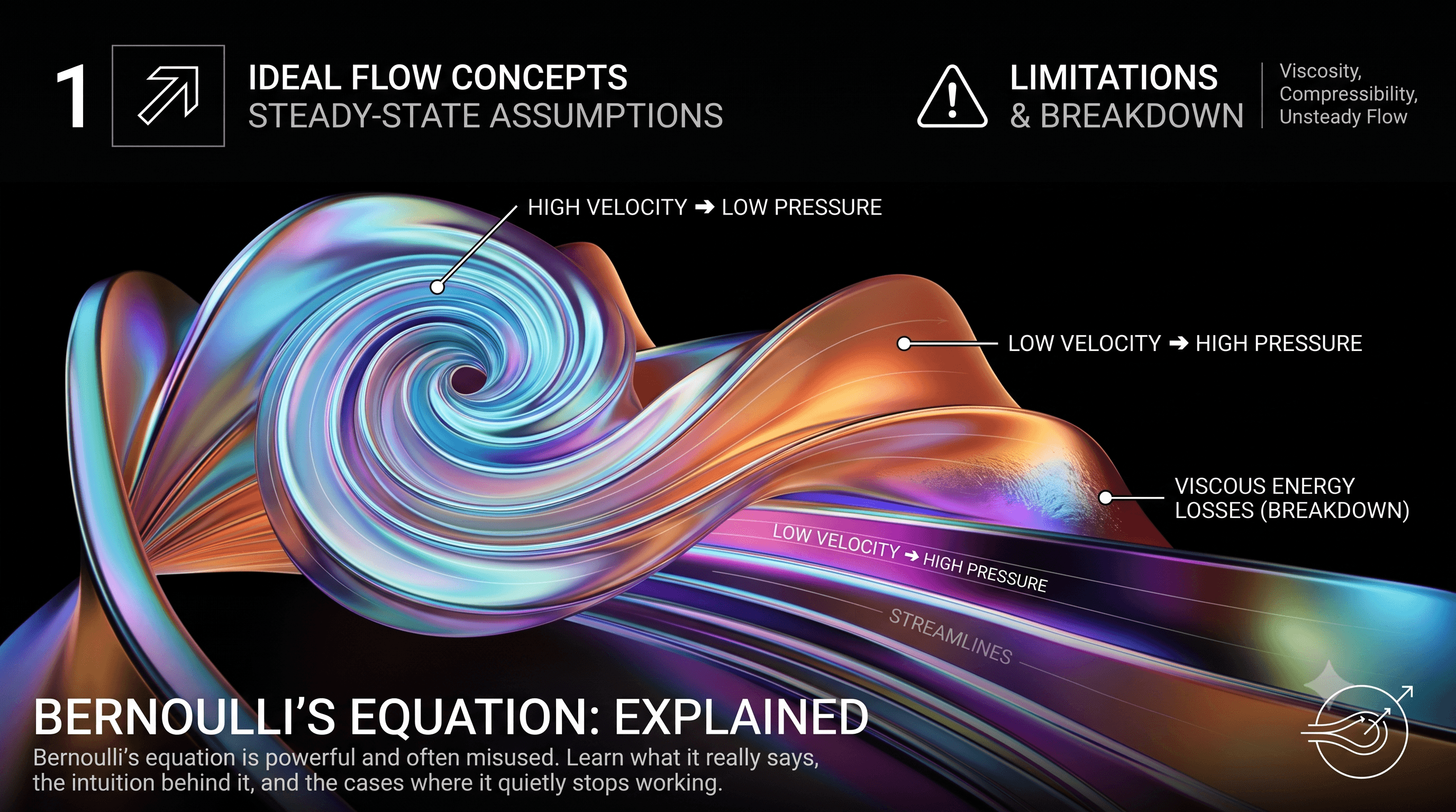 Bernoulli's Equation Explained, and Where It Breaks Down Bernoulli's Equation Explained, and Where It Breaks Down