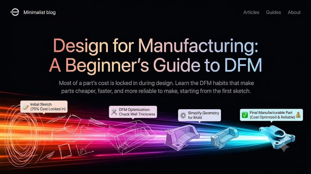 Design for Manufacturing: A Beginner's Guide to DFM Design for Manufacturing: A Beginner's Guide to DFM